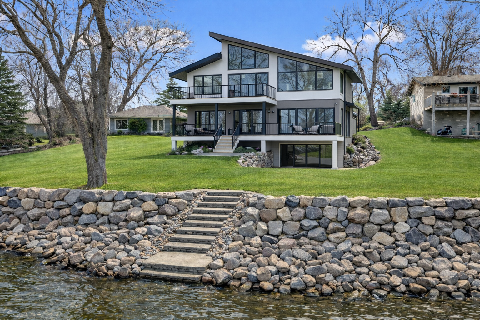 AI image showing you what type of home you could create on this lot