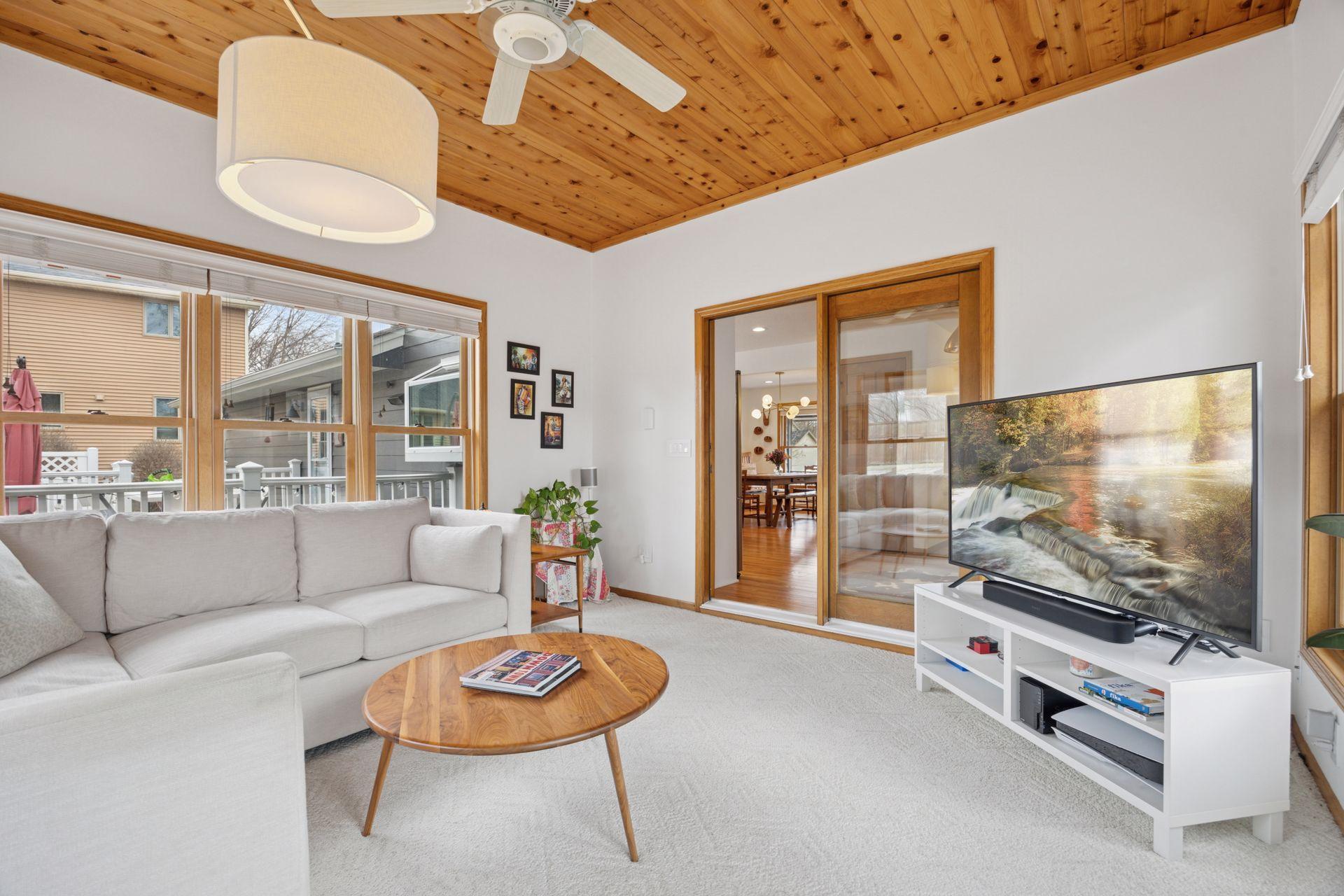 Smart Thermostat in Sunroom