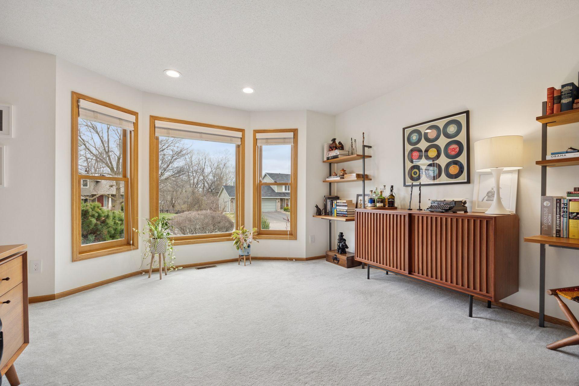 Recessed Lights and Bay Window