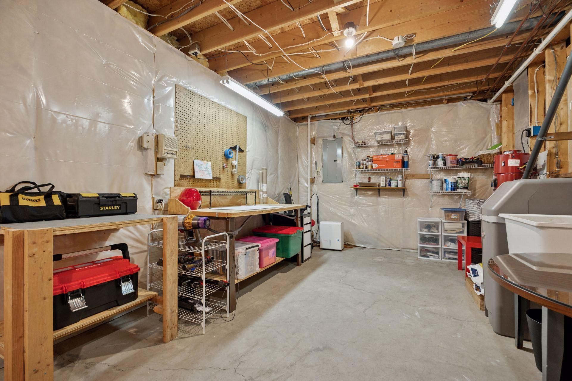 Crafting Space or Workshop
New Water Softener and Water Heater