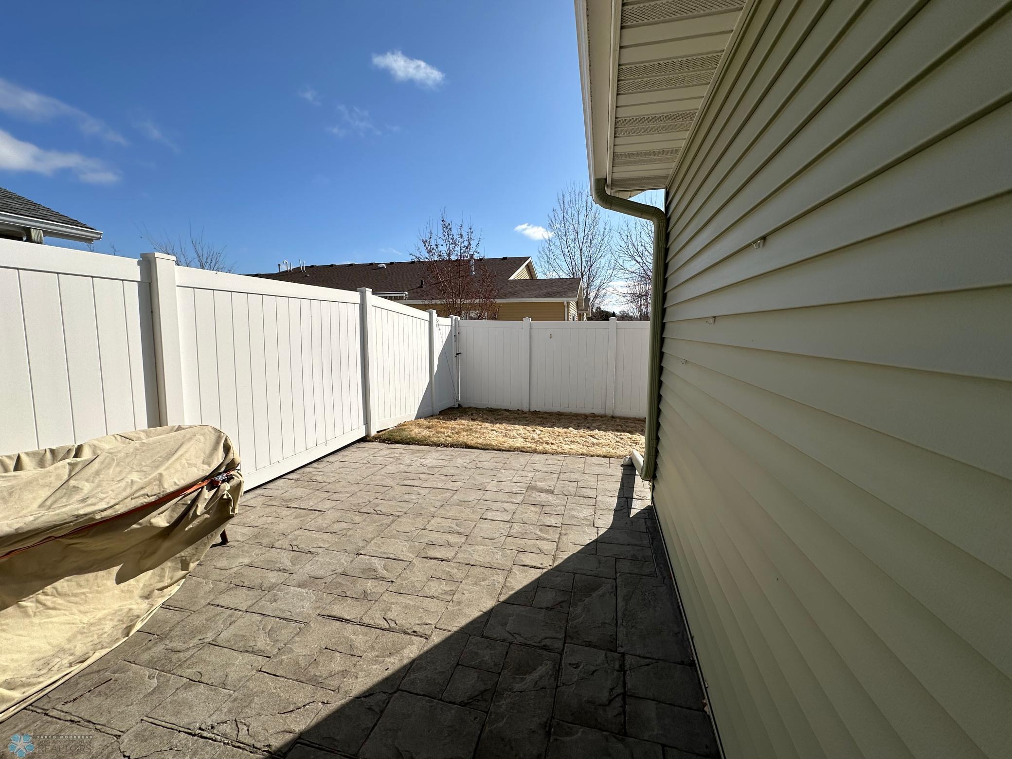 Private Stamped Patio
