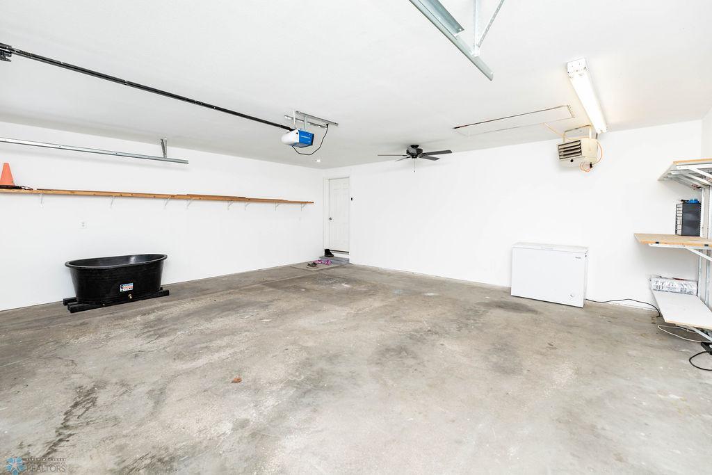 Oversized double garage