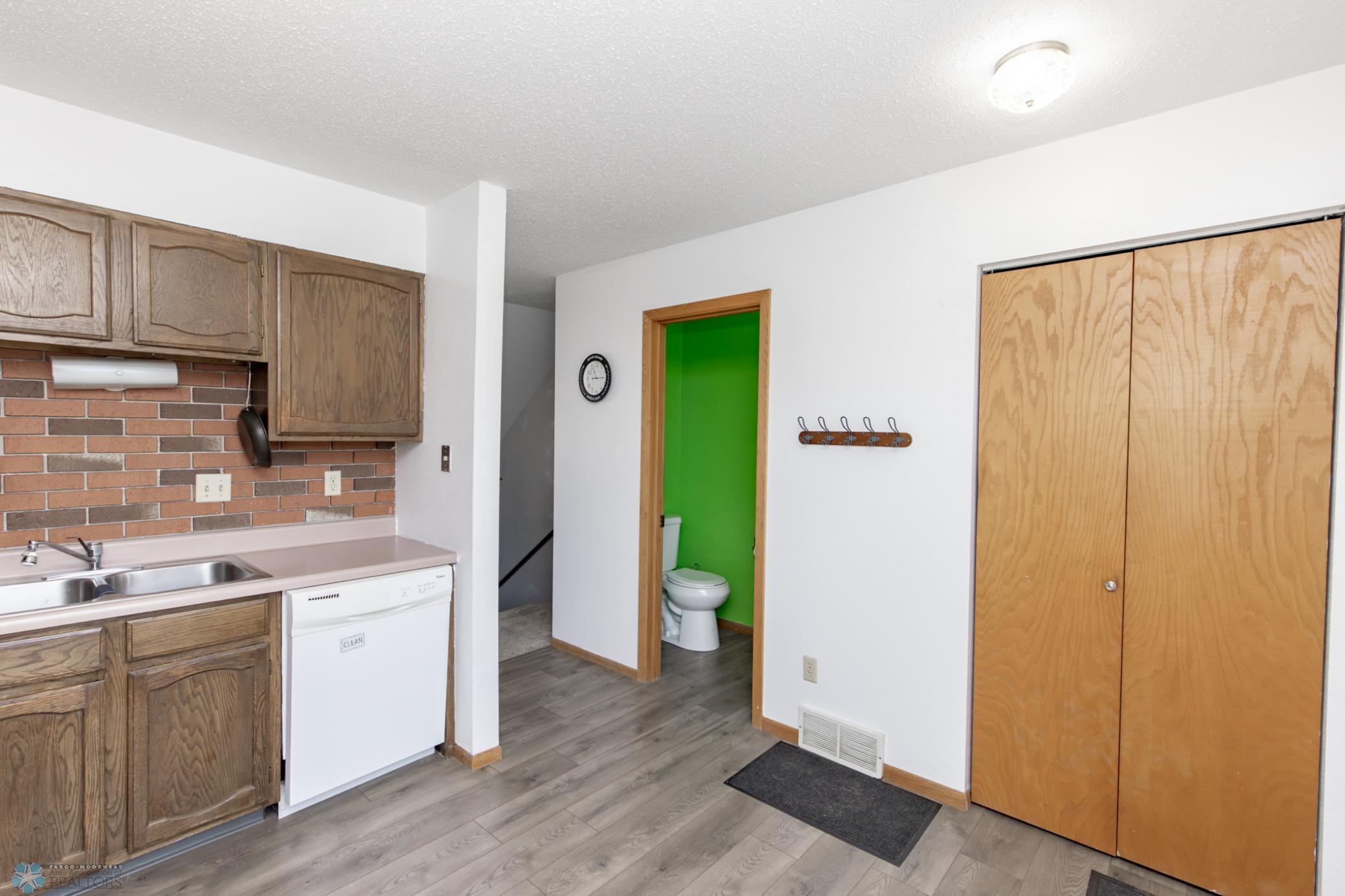 BATHROOM OFF KITCHEN