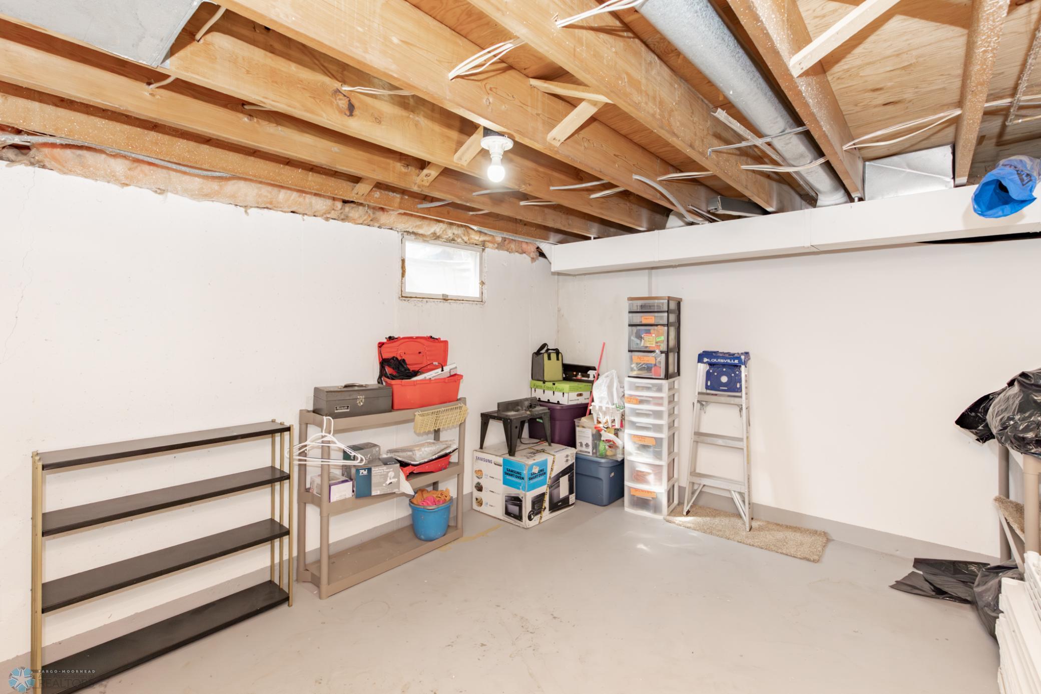 BASEMENT STORAGE AREA