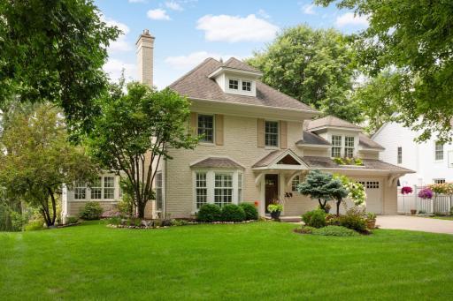 Mature landscaping surrounds this unassuming luxury home.