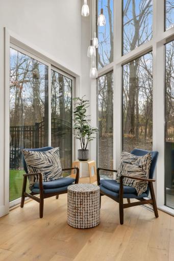 Getting sitting area with panoramic views