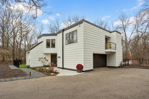 Stunning fully updated Contemporary on private lot!