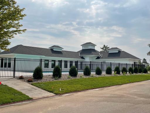 The beautiful new community pool and fitness center are part of the HOA and are scheduled to open this spring!