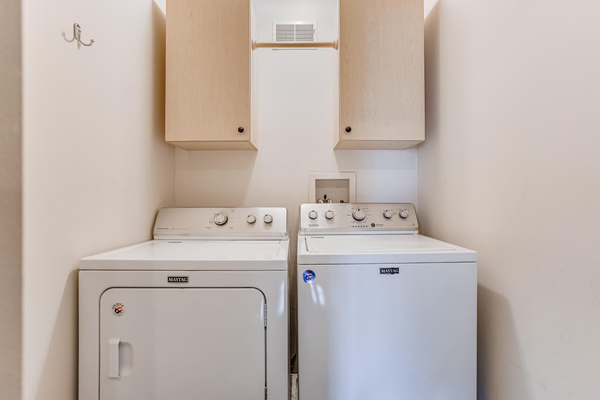 Laundry room, upper level
