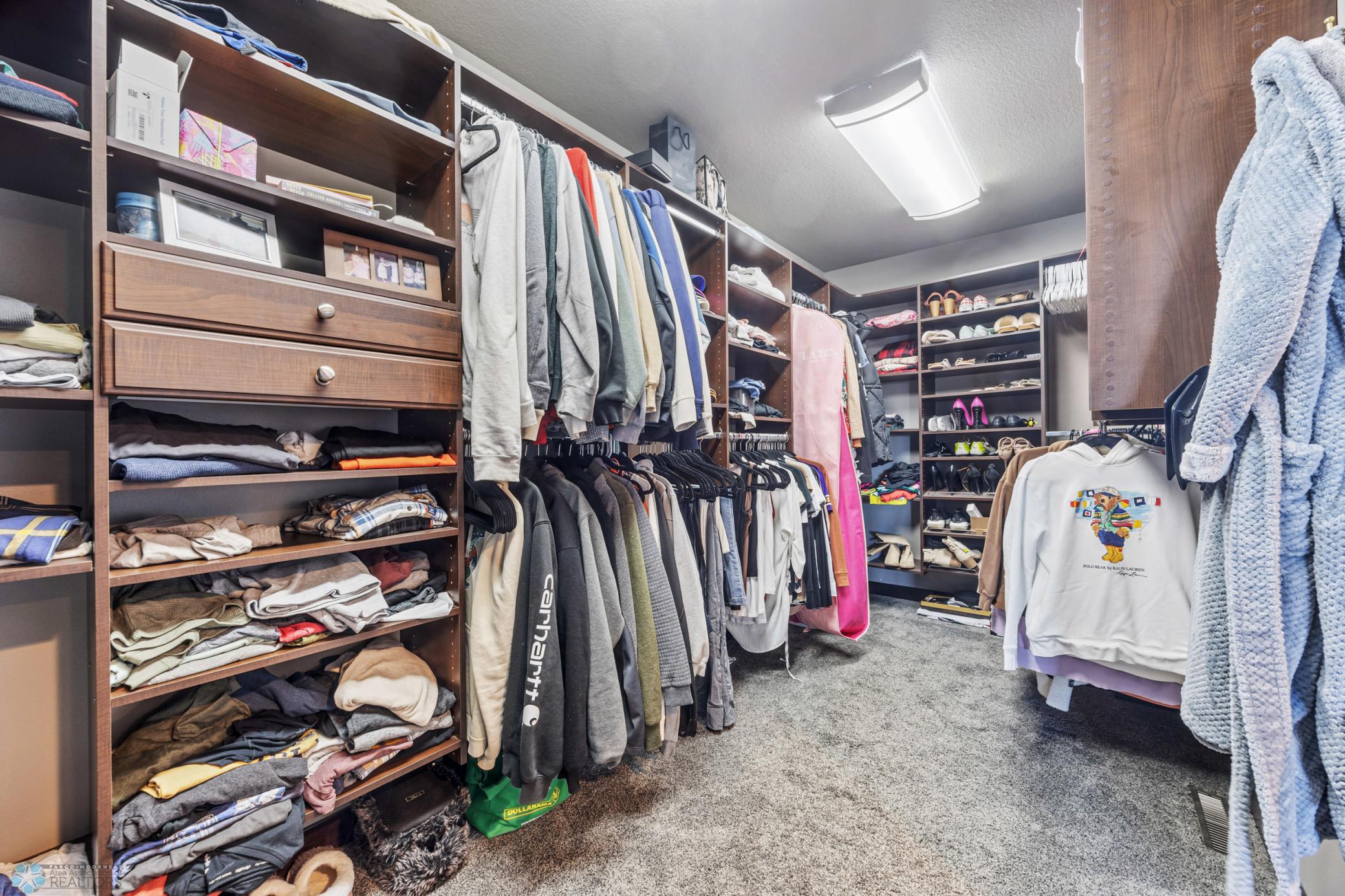 Huge Primary Closet