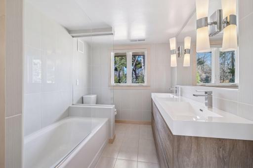 The private full bath was updated in 2025!