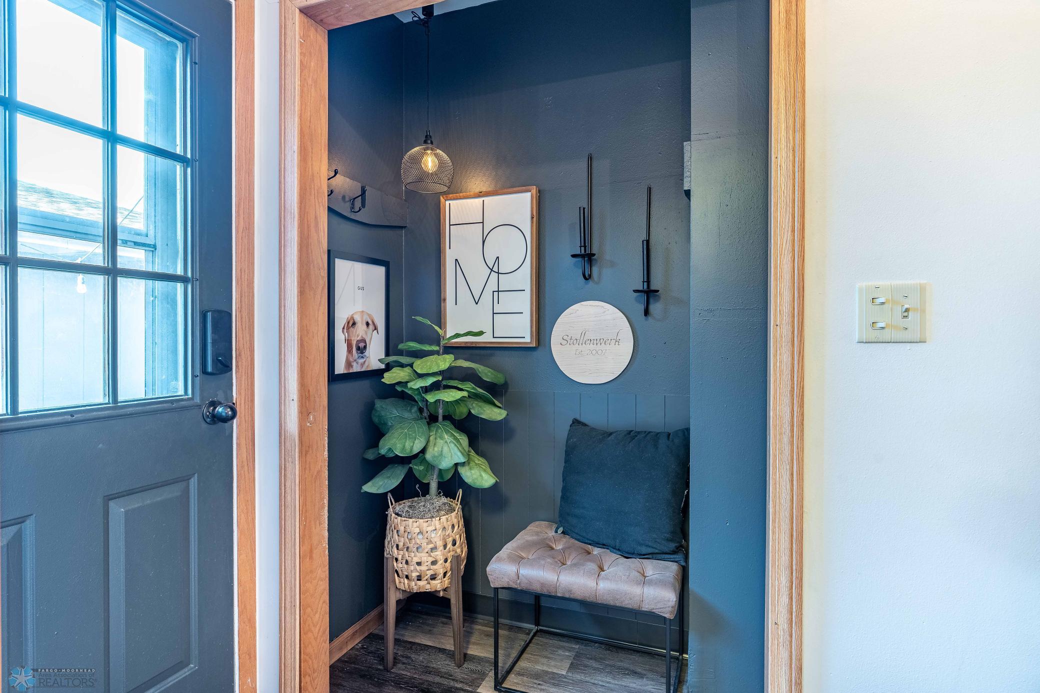 Back door/closet areaw