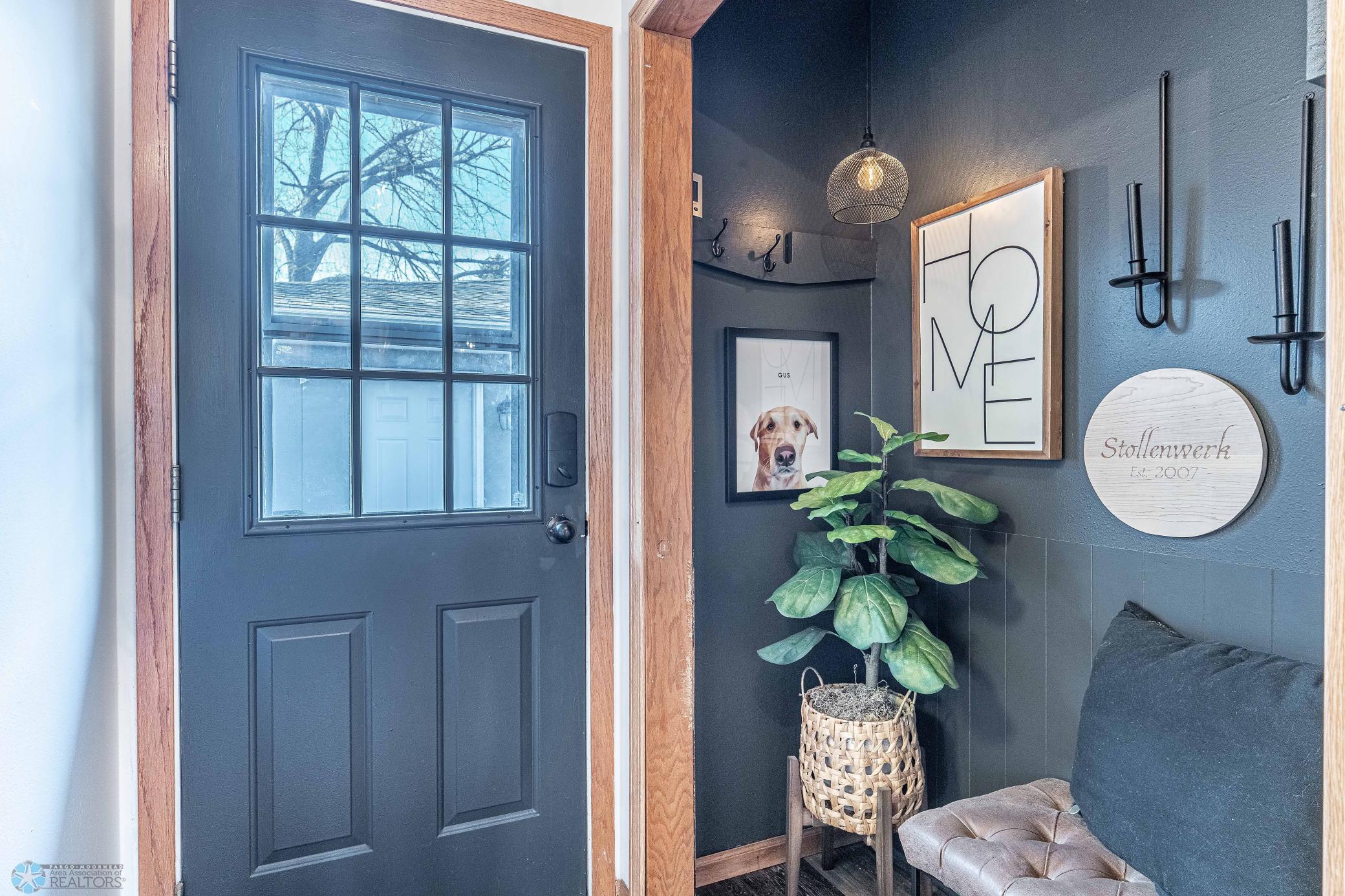 Back door /closet area