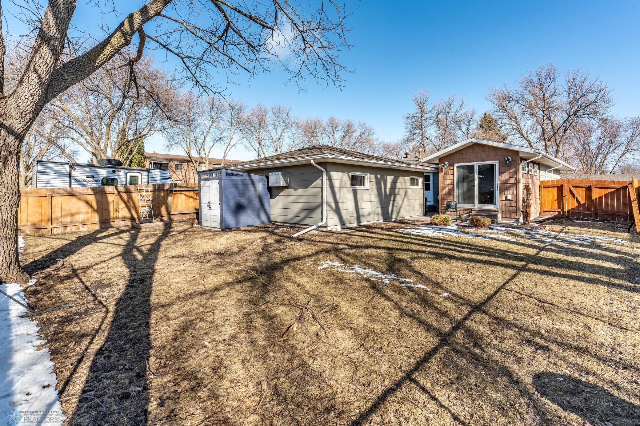 Back yard (garage/addition)