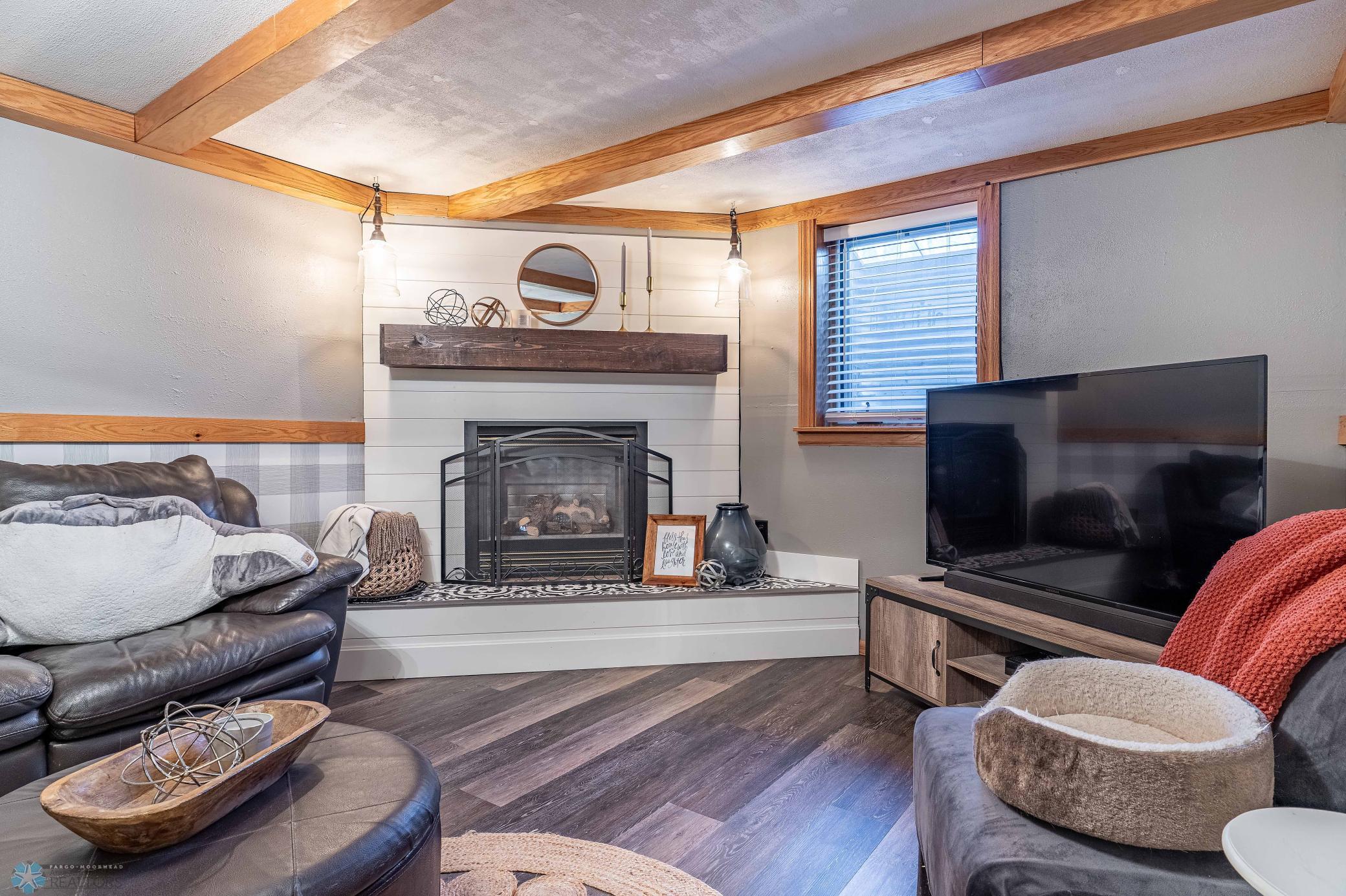 Fireplace in Family Room