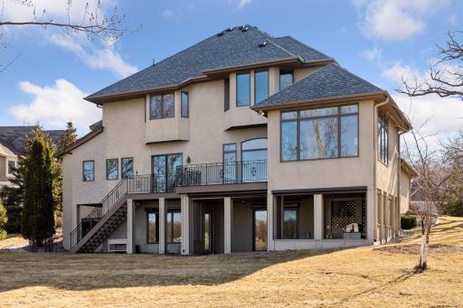 This luxury home offers sweeping lakeside views, creating the perfect backdrop for relaxation and outdoor entertaining.
