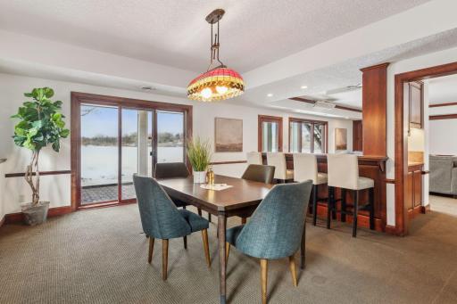 Step out from the walkout lower level to your private patio, where lakeside living awaitsâperfect for outdoor relaxation and scenic views.