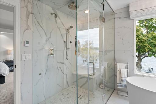 Brand new steam shower….who wouldn’t love a steam shower!