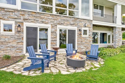Enjoy the sunsets over the Lake with a nice Minnesota fire and s'mores!