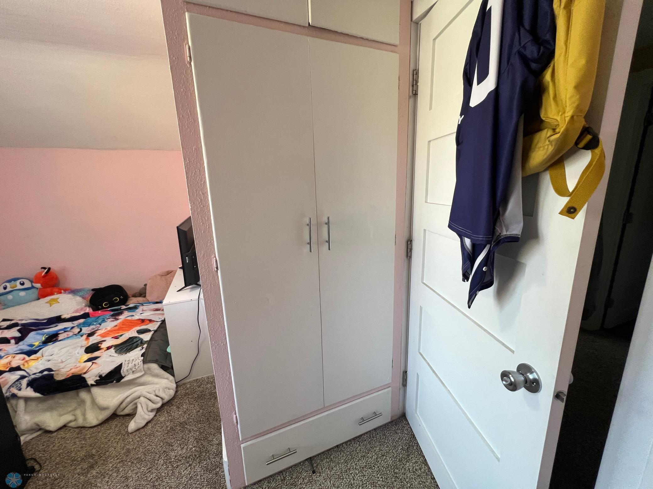 Extra closet in second bedroom