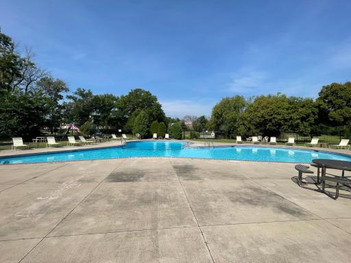The outdoor pool to relax and enjoy the summer