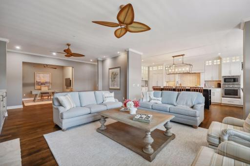 Desirable open floor plan with an easy flow ideal for entertaining and everyday living