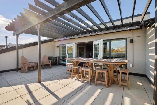 A wonderful spot for grilling, dining, and entertaining outdoors