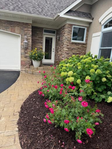 A spring pop of color welcomes the warm weather
