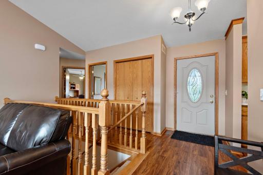 Nice Foyer with Open Staircase to lower level!