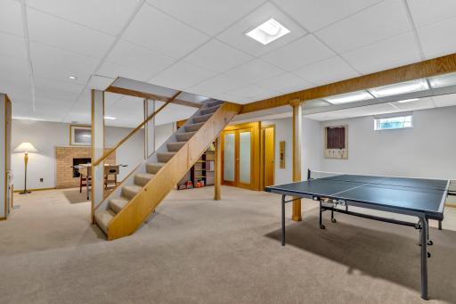 Lower level family room had new carpet and paint in 2024.