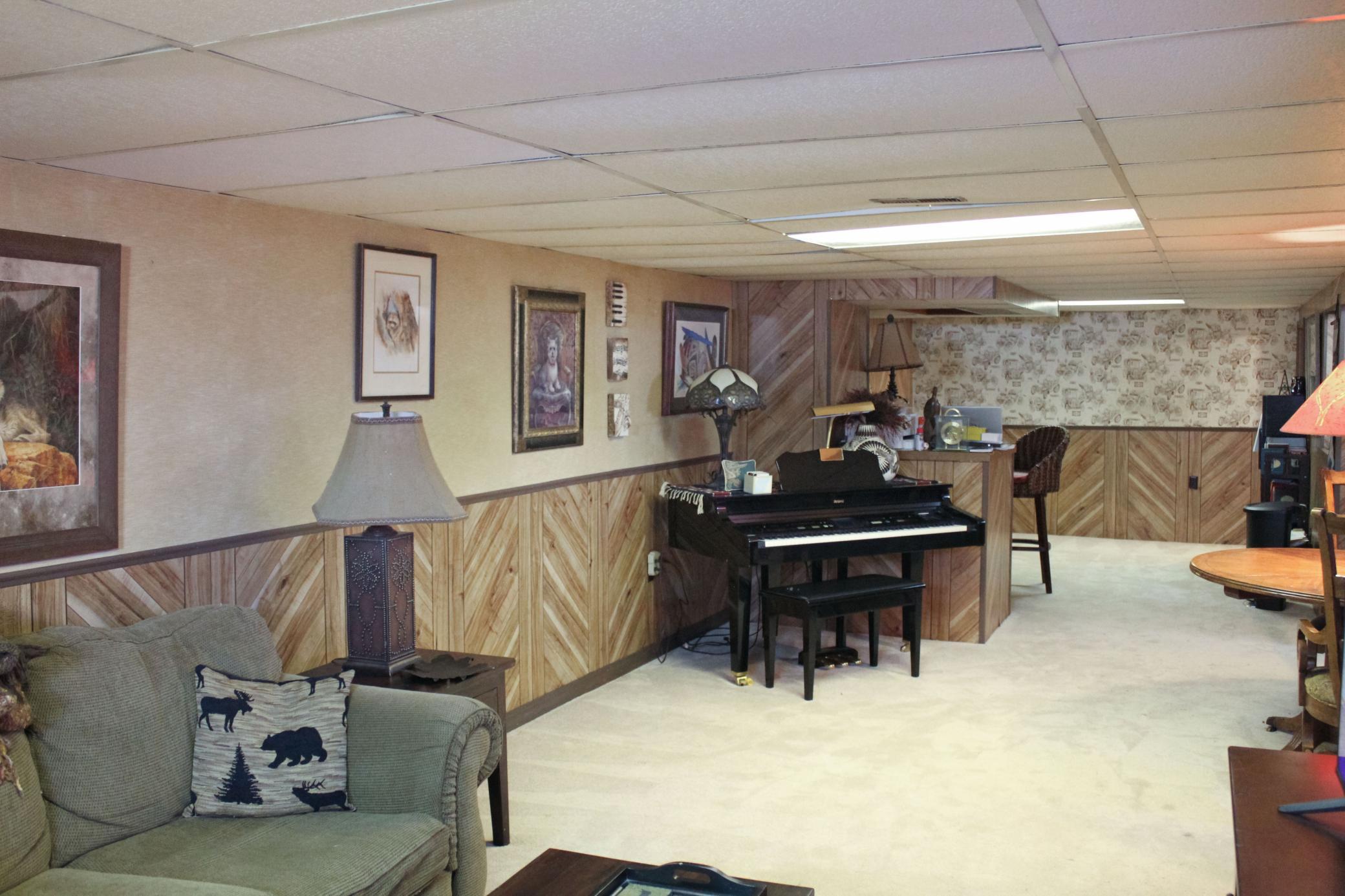 Lots of room in basement family room