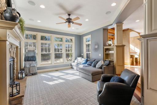 Open to kitchen providing wonderful flow throughout main living spaces!