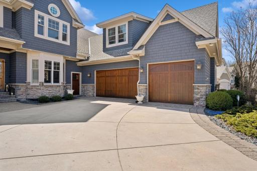 Large driveway and oversized 3 car garage!