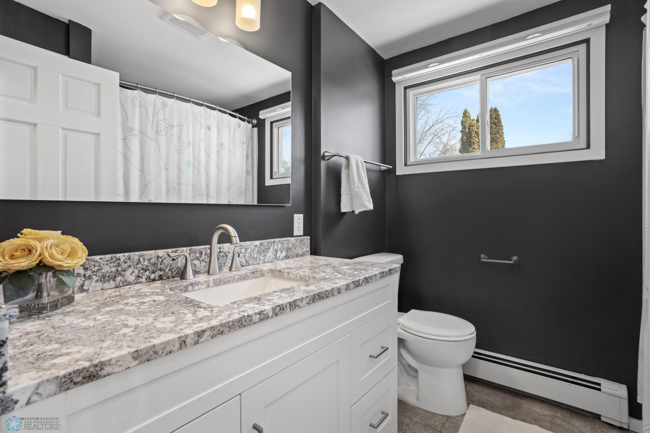 Upper level bathroom