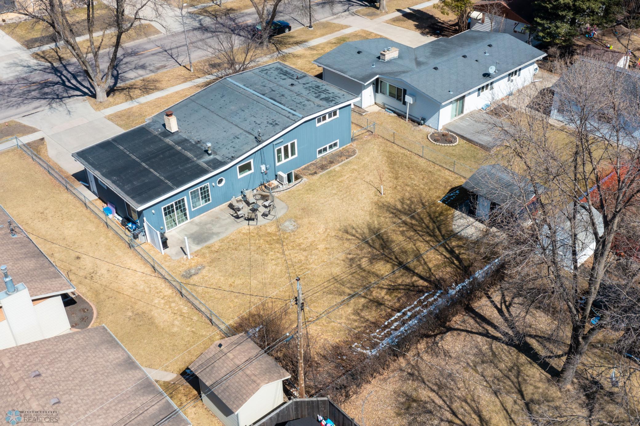 Backyard aerial view