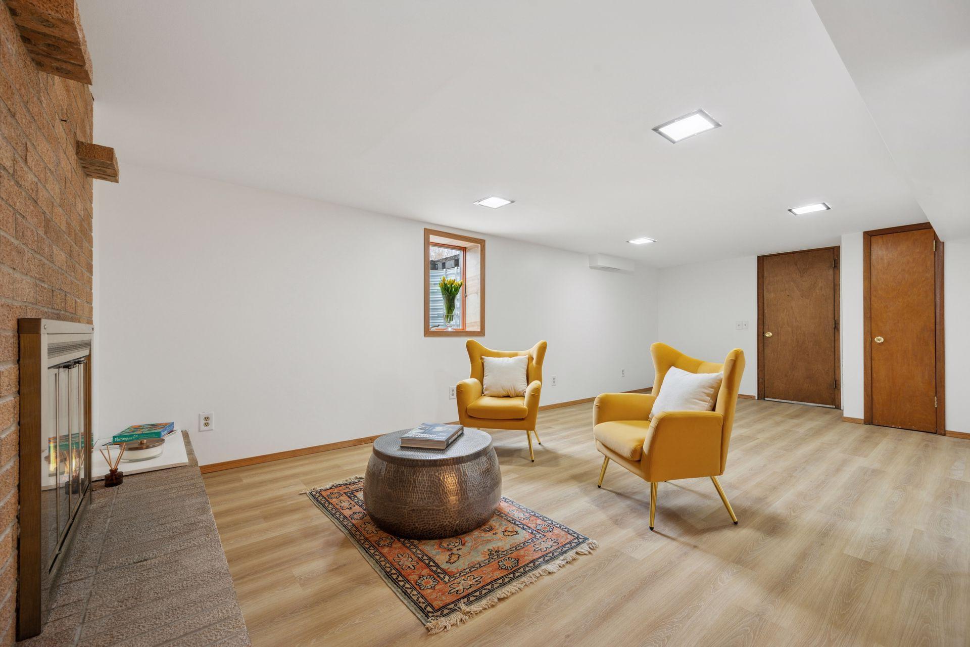 Lower level family room