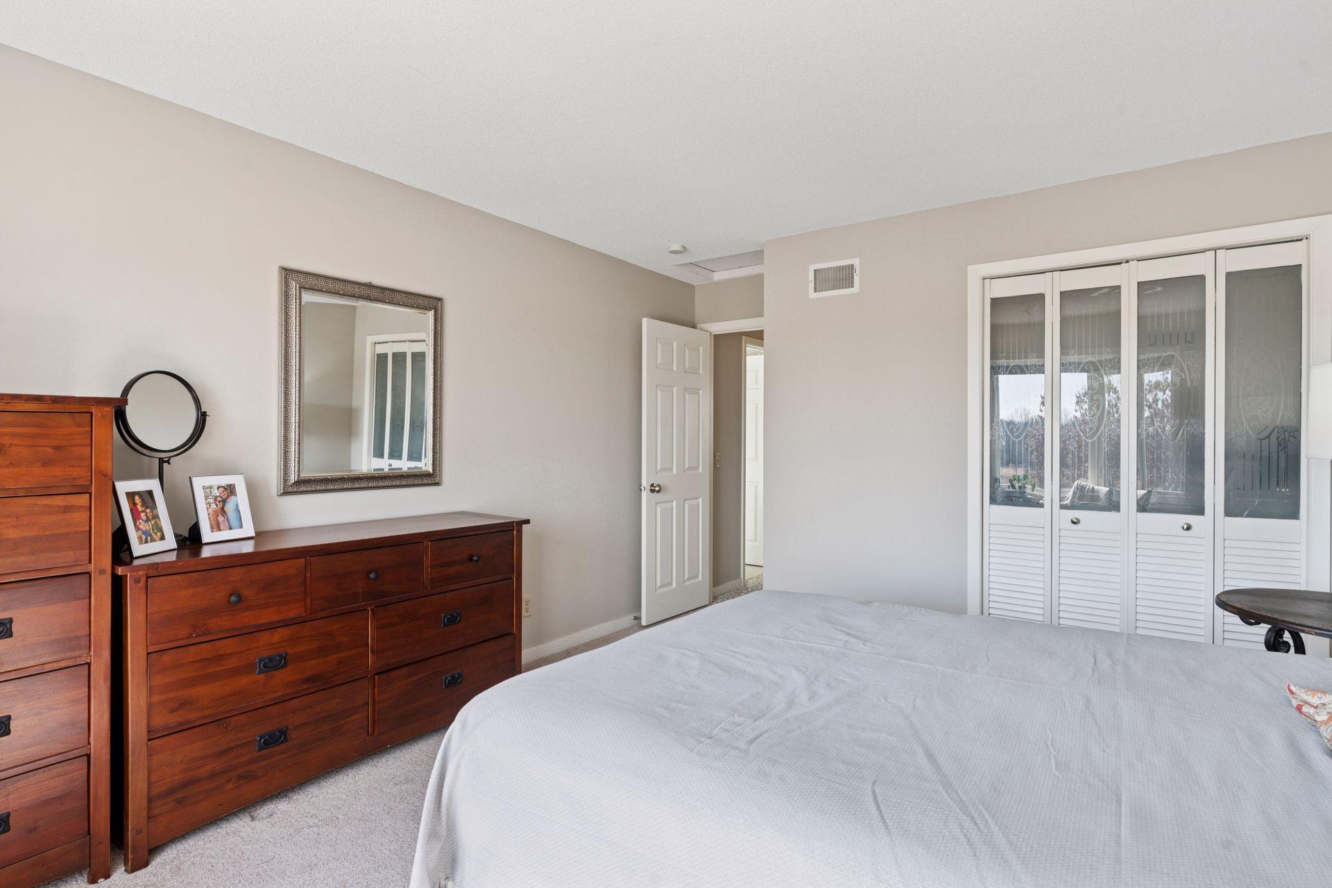 Nice sized closet also includes well planned closet organizers.