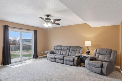 An abundance of natural lighting throughout