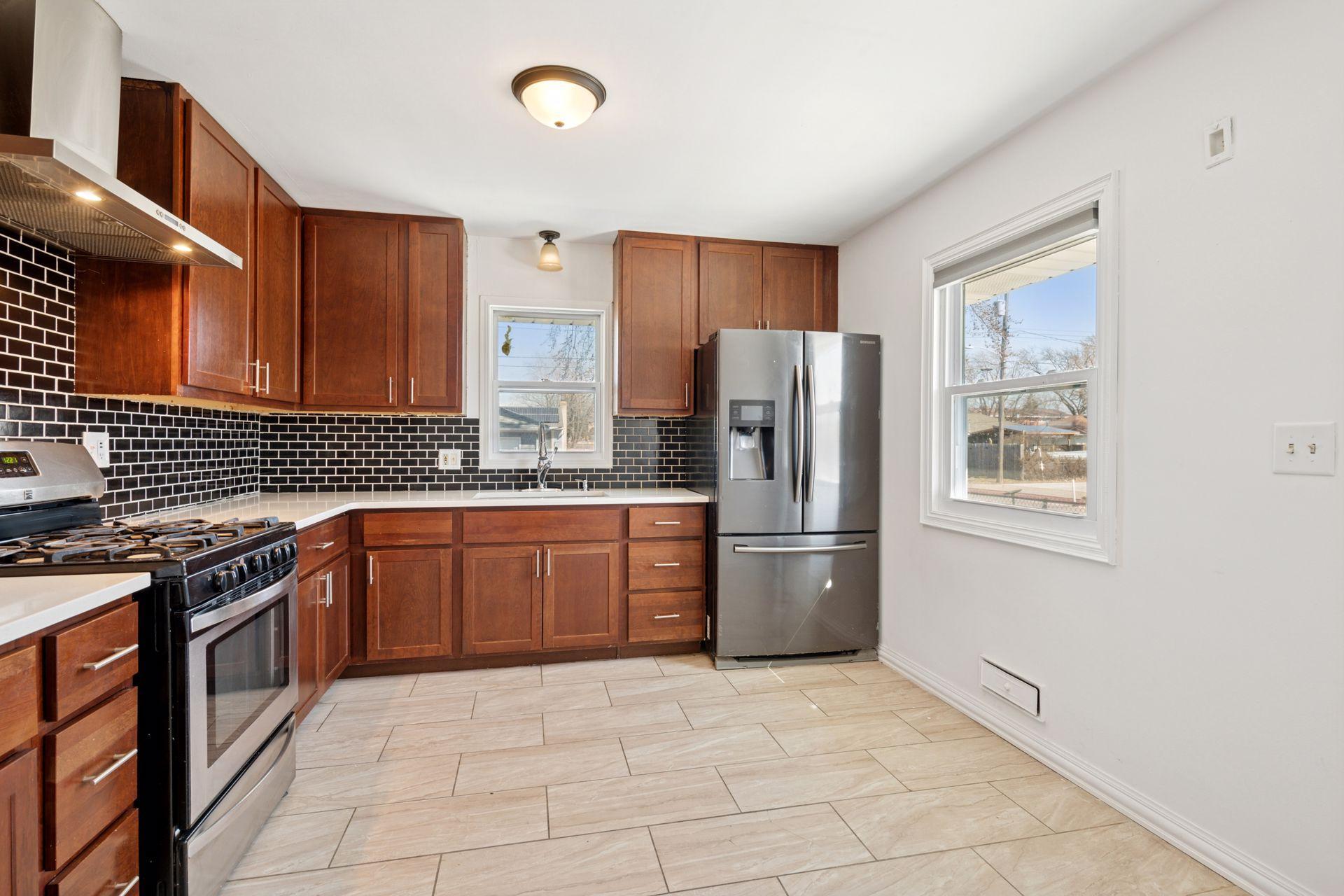 Newer stainless steel appliances