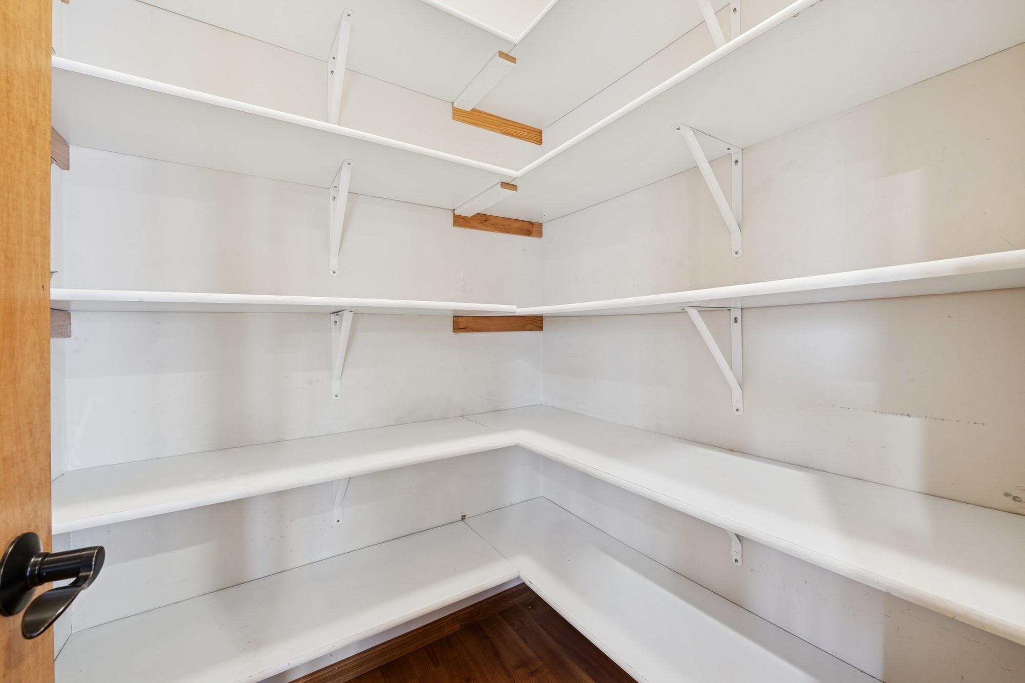 Large walk in pantry