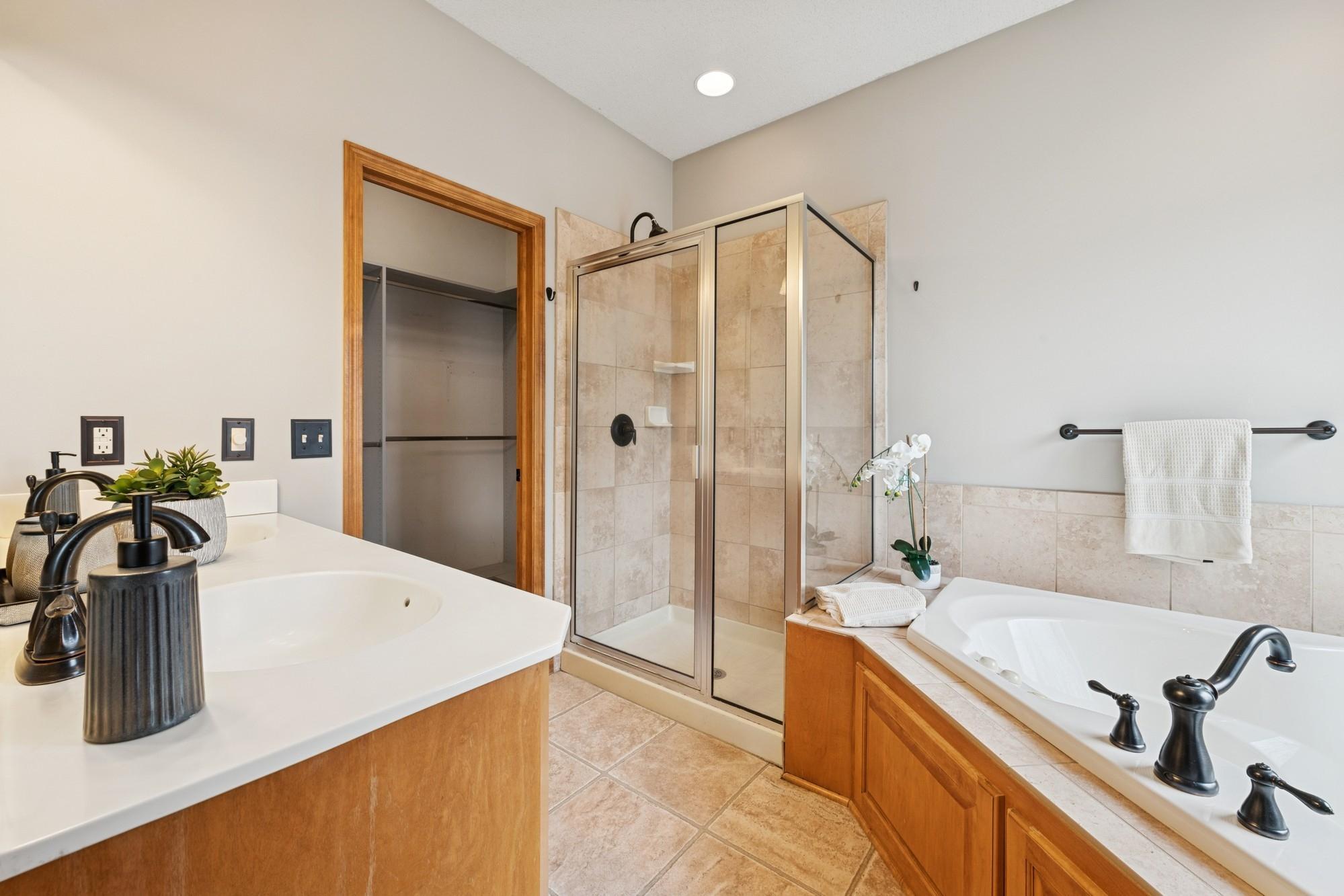 Primary bath shower