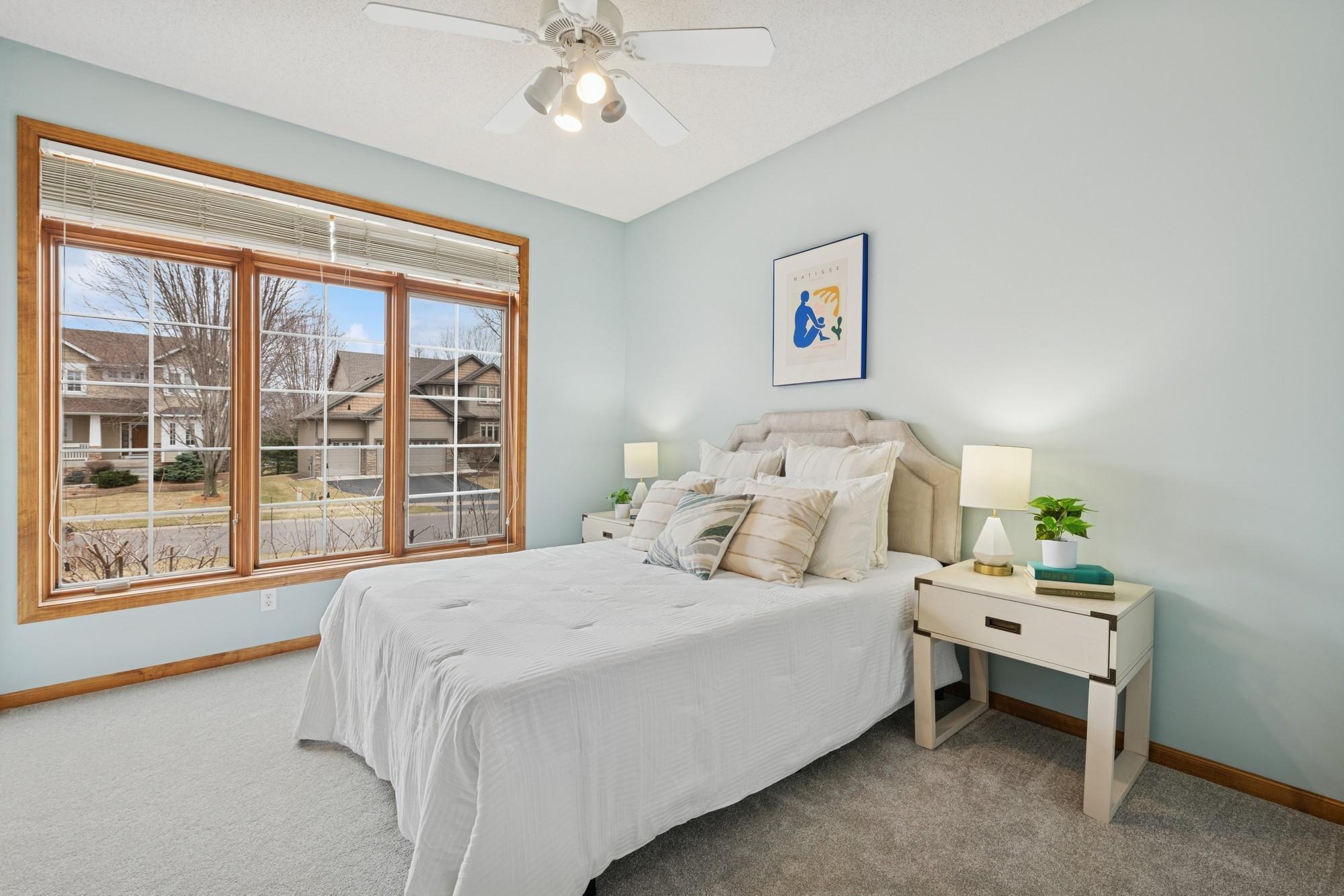 2nd Bedroom with large windows