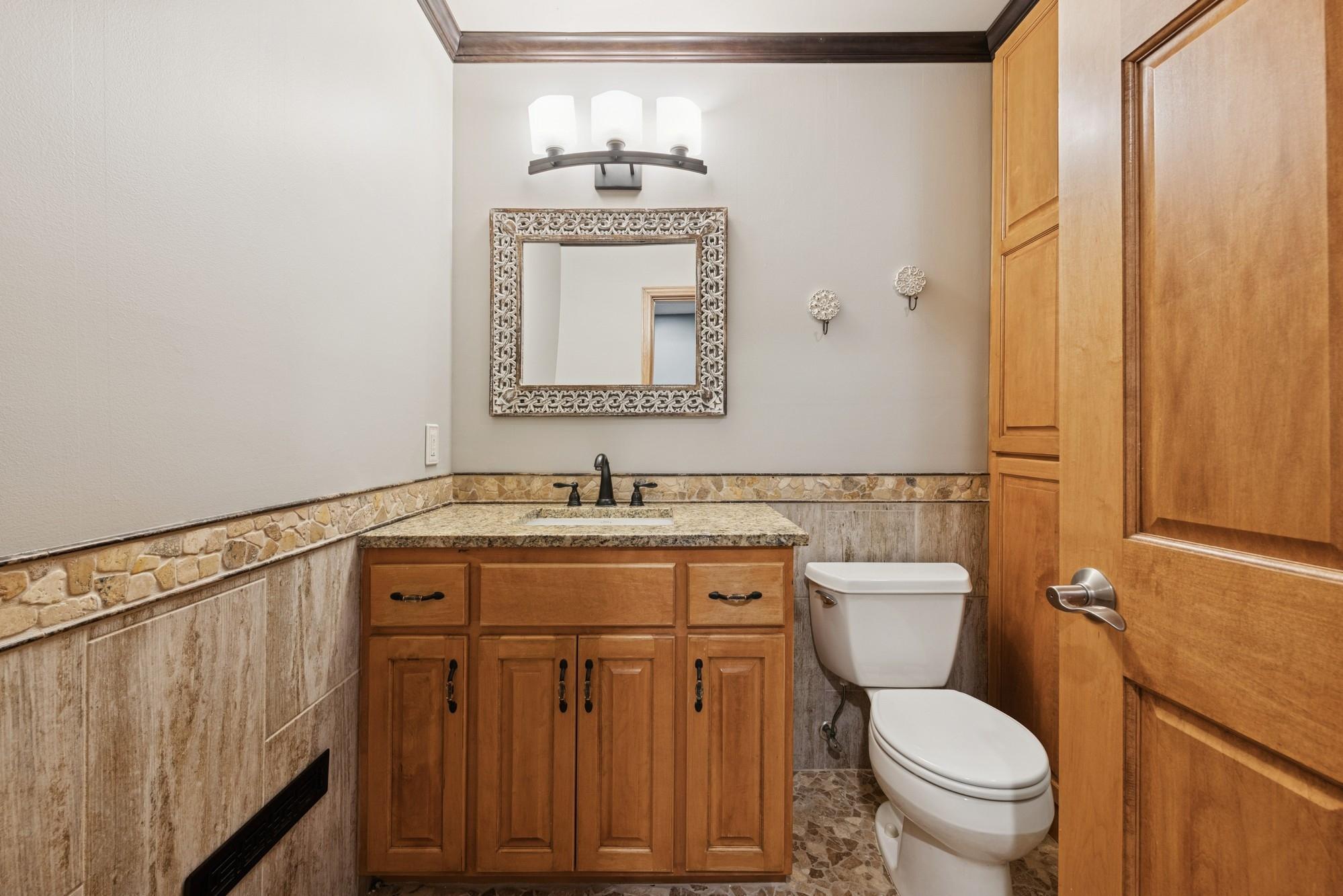 Lower Level bathroom with heated tile floors