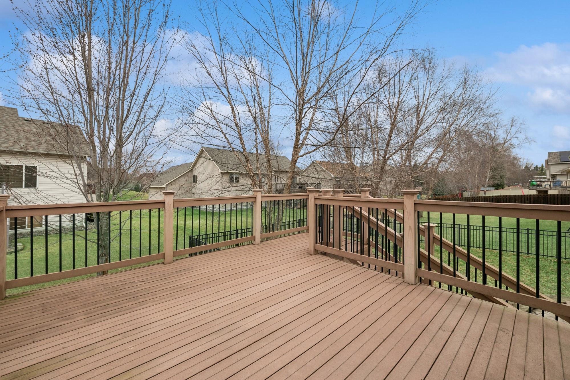 Large maintenance free deck