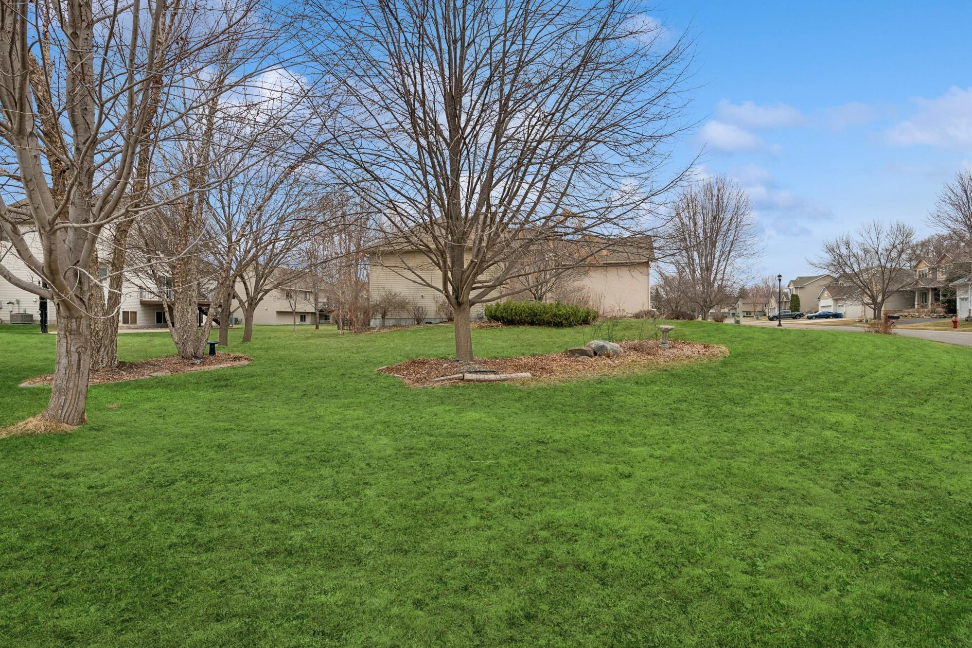 Large side yard