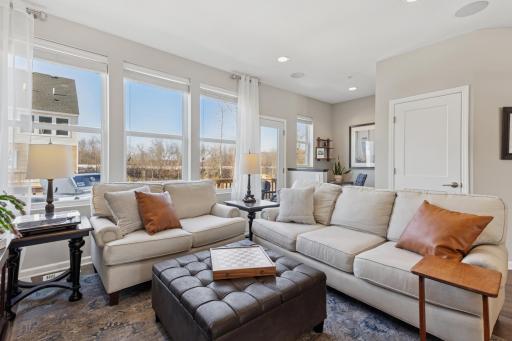 Open-concept living and unobstructed views