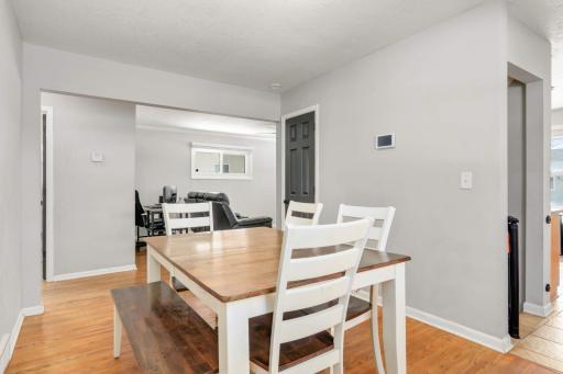 Hard to find separate dining area with pantry.