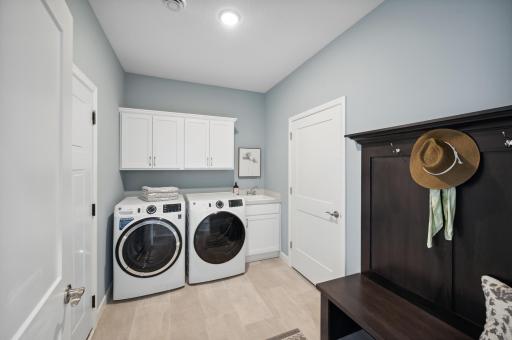 Laundry and Mudroom - The Waterford - *Photo from a previously compelted Waterford - selections and finishes will vary.