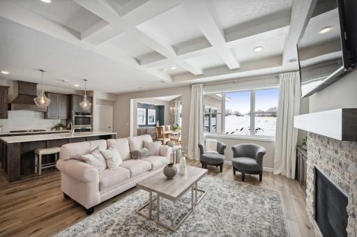 Living Room - The Waterford - *Photo from a previously compelted Waterford - selections and finishes will vary.