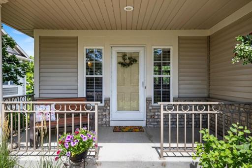 Spend your afternoons on this lovely front porch